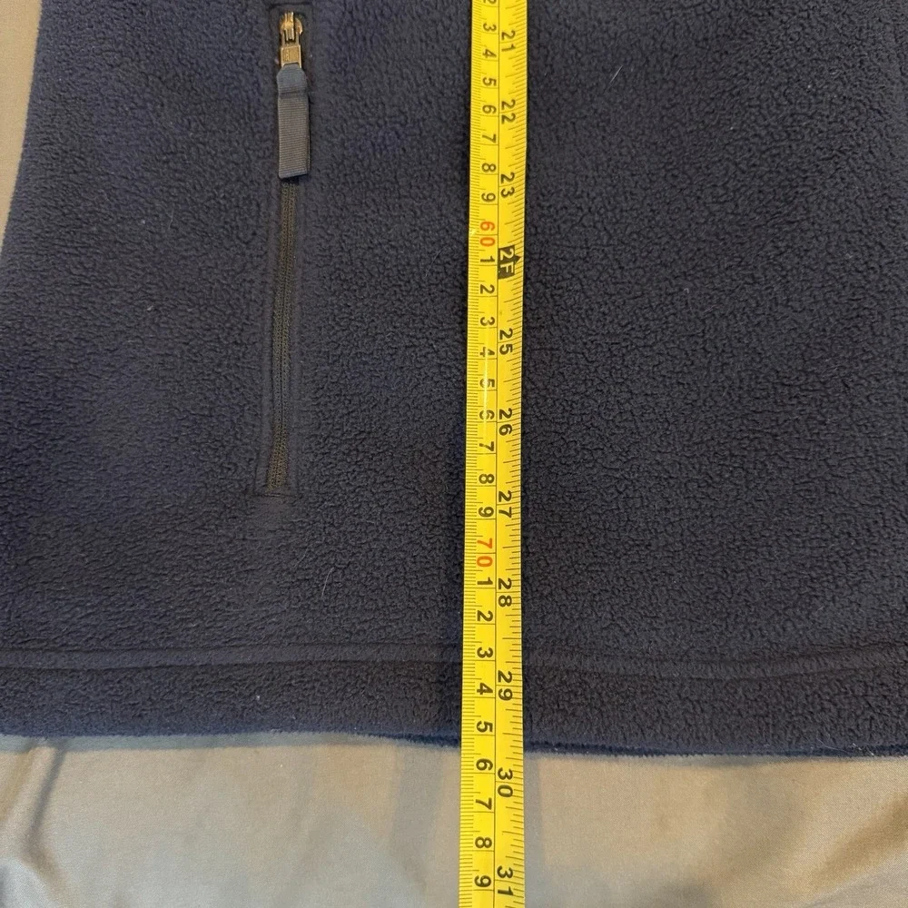 Patagonia Synchilla Fleece Full Zip Mens XL Blue‎ Jacket Logo
